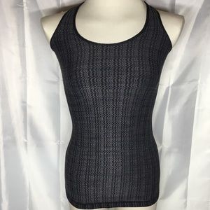 Lululemon Razor Back Tank Black and Heather Grey